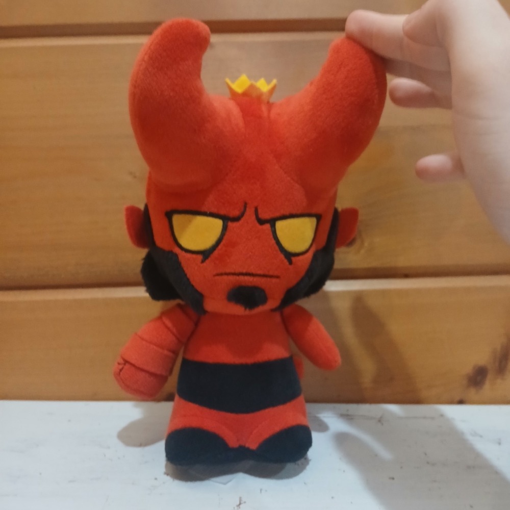 Funko Supercute Hellboy Plush Stuffed Animal Figure Doll Horns Crown 9" F31
